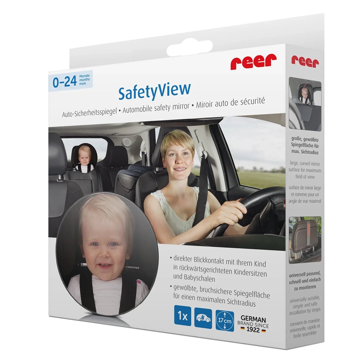 8601 Reer огледало за обратно виждане safetyview by Reer