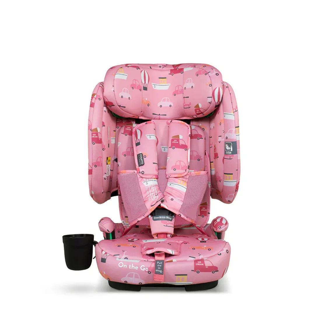 Cosatto CT5923 On The Go I-Size столче за кола ITCHY FEET ROSY by Cosatto