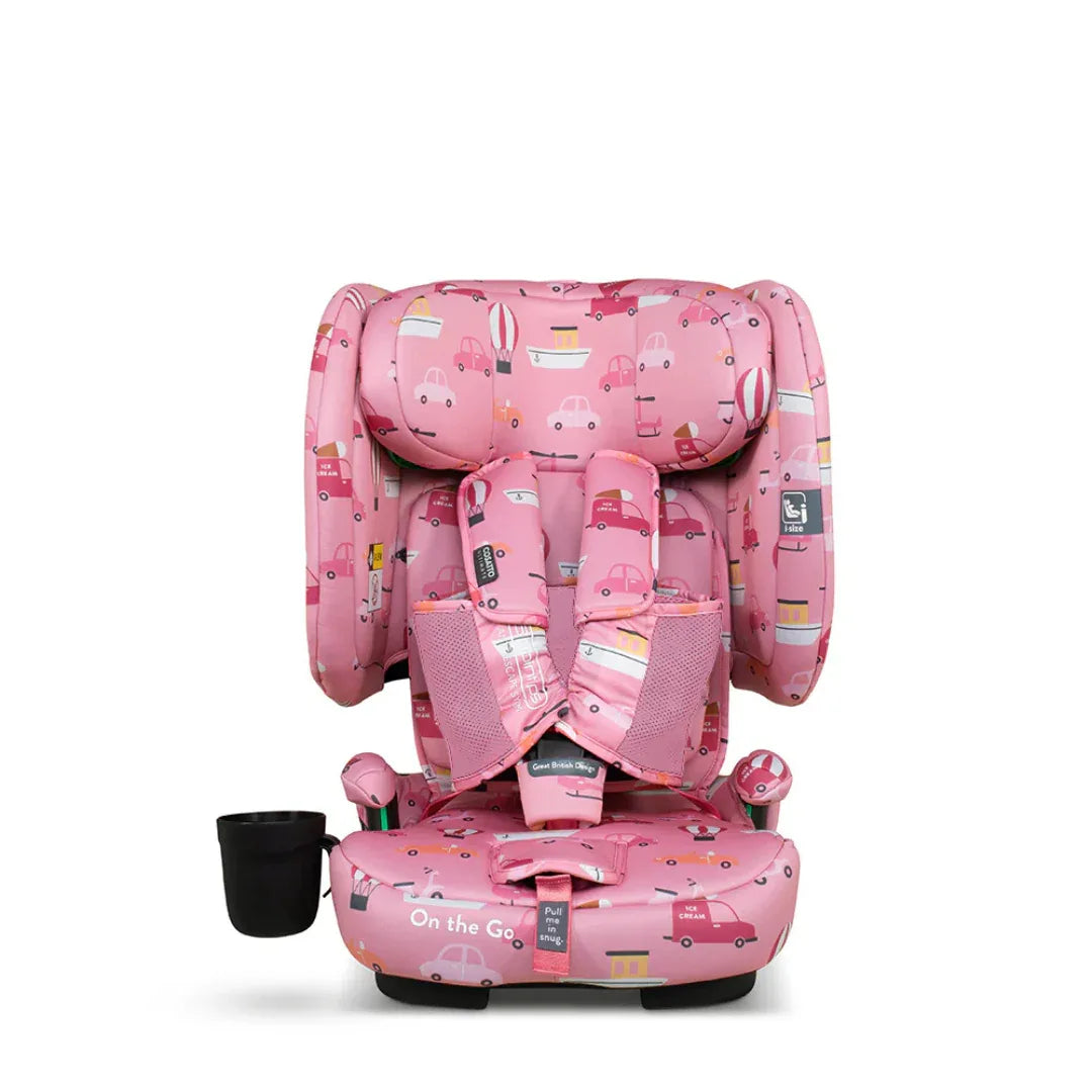 Cosatto CT5923 On The Go I-Size столче за кола ITCHY FEET ROSY by Cosatto