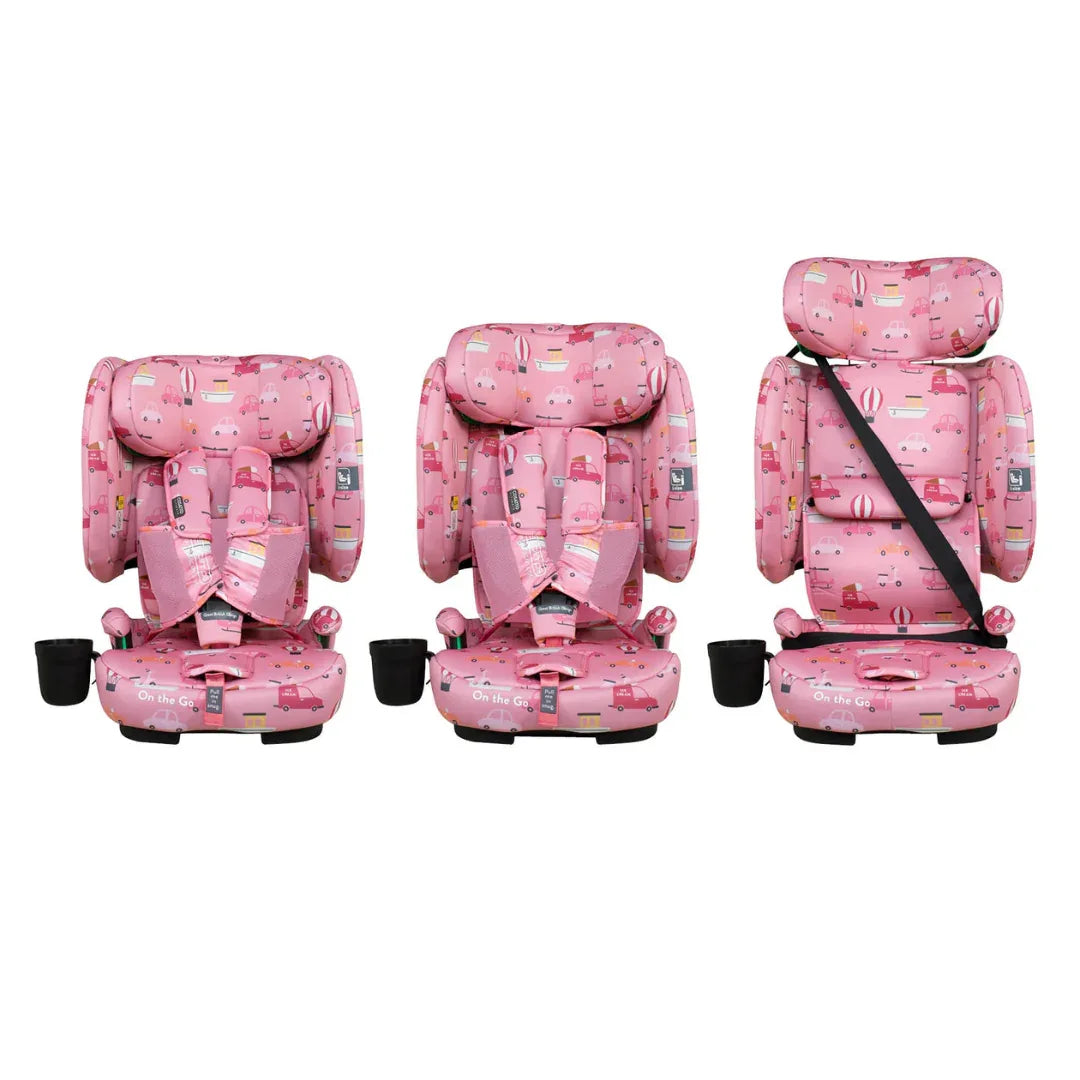 Cosatto CT5923 On The Go I-Size столче за кола ITCHY FEET ROSY by Cosatto