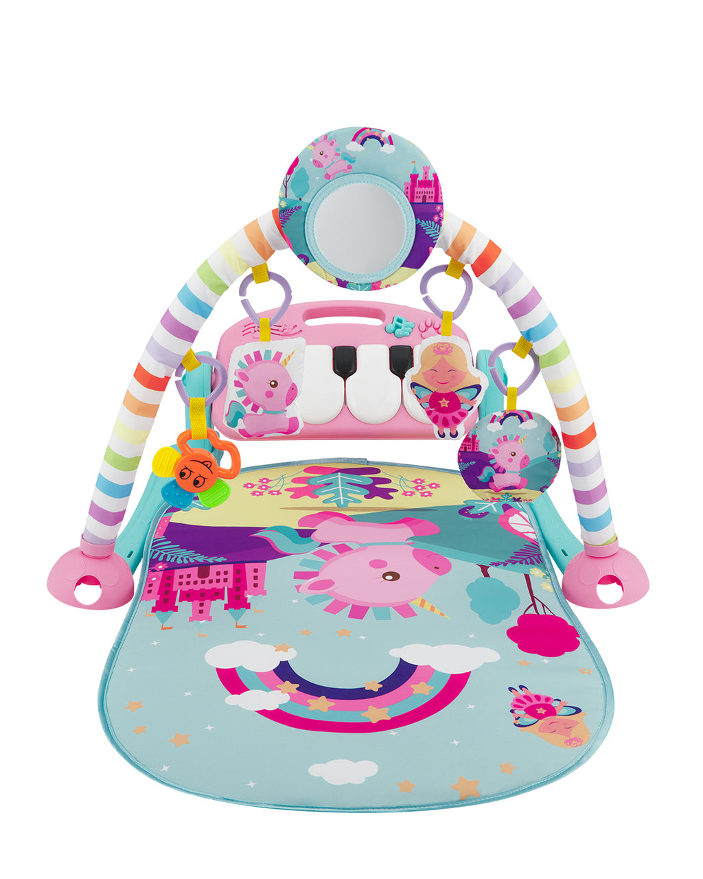 Активна гимнастика Piano Pink Rainbow by Kikkaboo