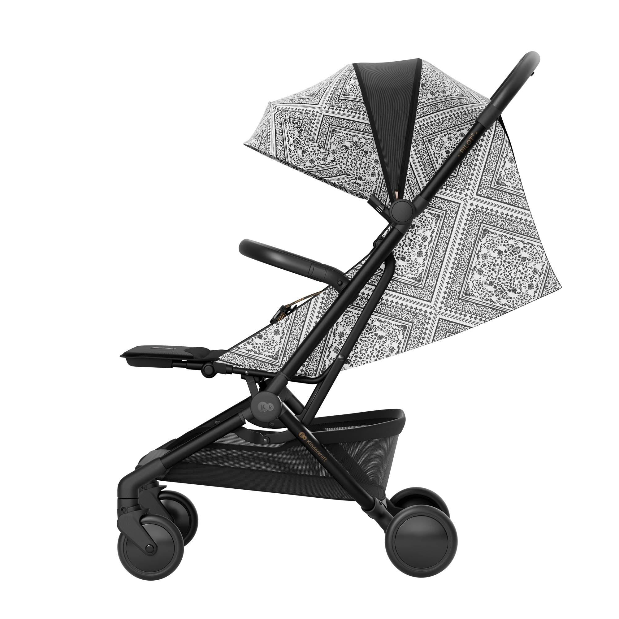 Kinderkraft PILOT 2 бебешка количка BIZUU Lunar Black by KinderKraft