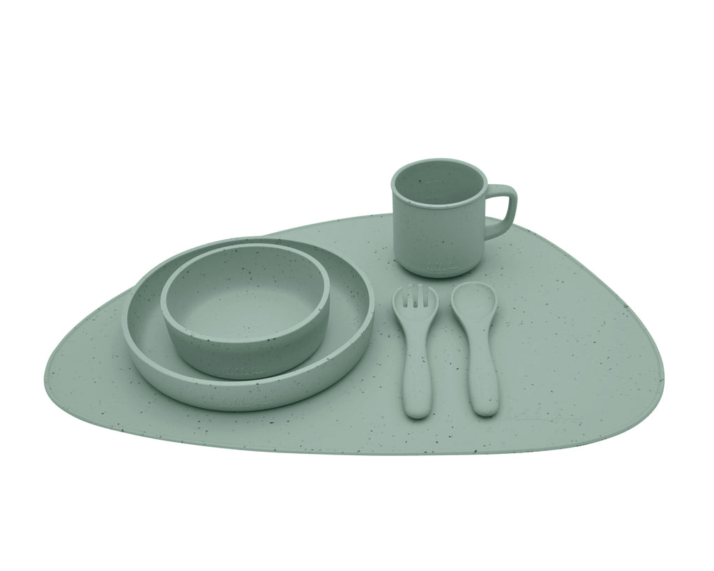 Подложка за хранене Platinum Silicone Sage by Kikkaboo