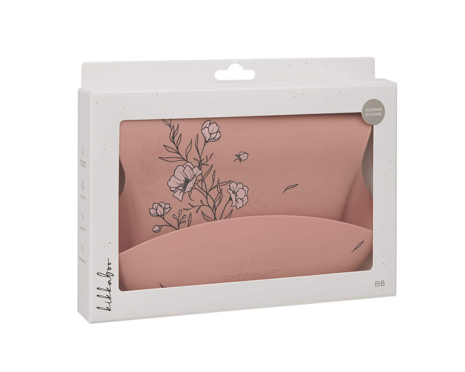 Лигавник Platinum Silicone Flora Blush by Kikkaboo