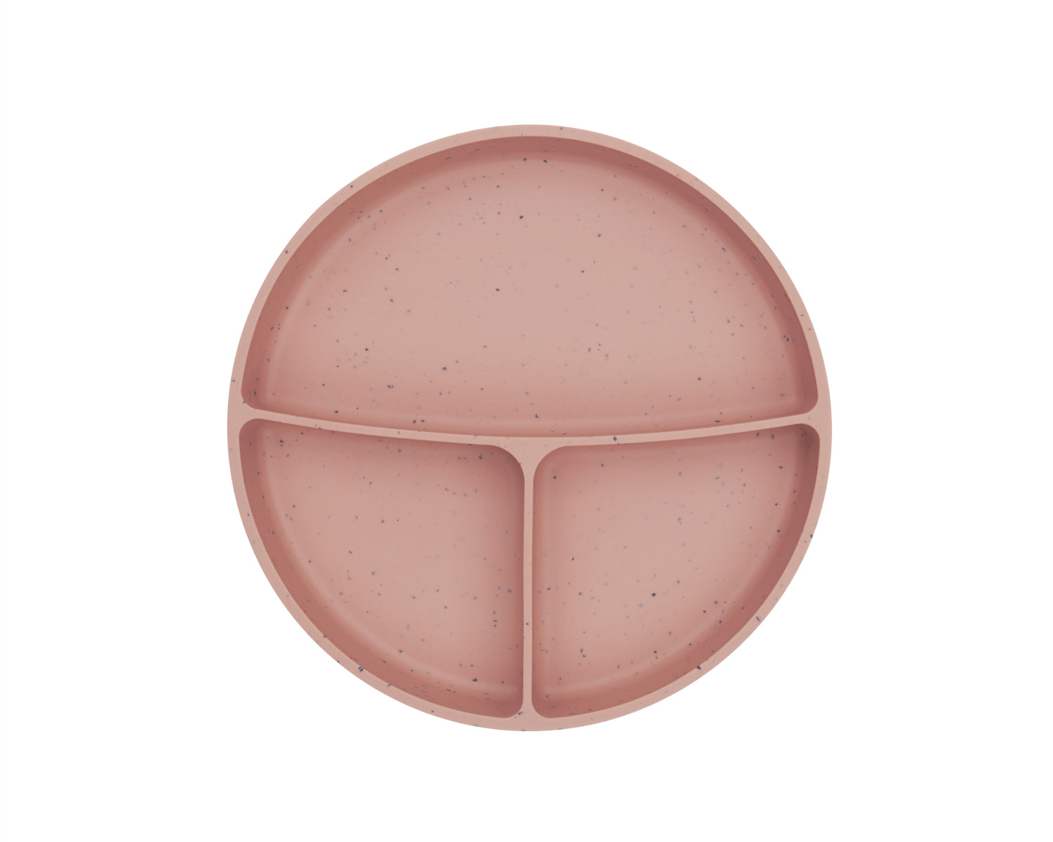 Чиния с отделения и вакуумно дъно Platinum Silicone Blush by Kikkaboo