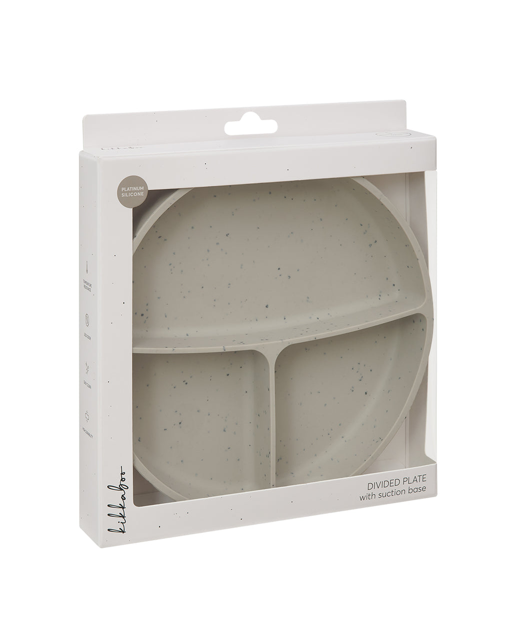 Чиния с отделения и вакуумно дъно Platinum Silicone Sand by Kikkaboo