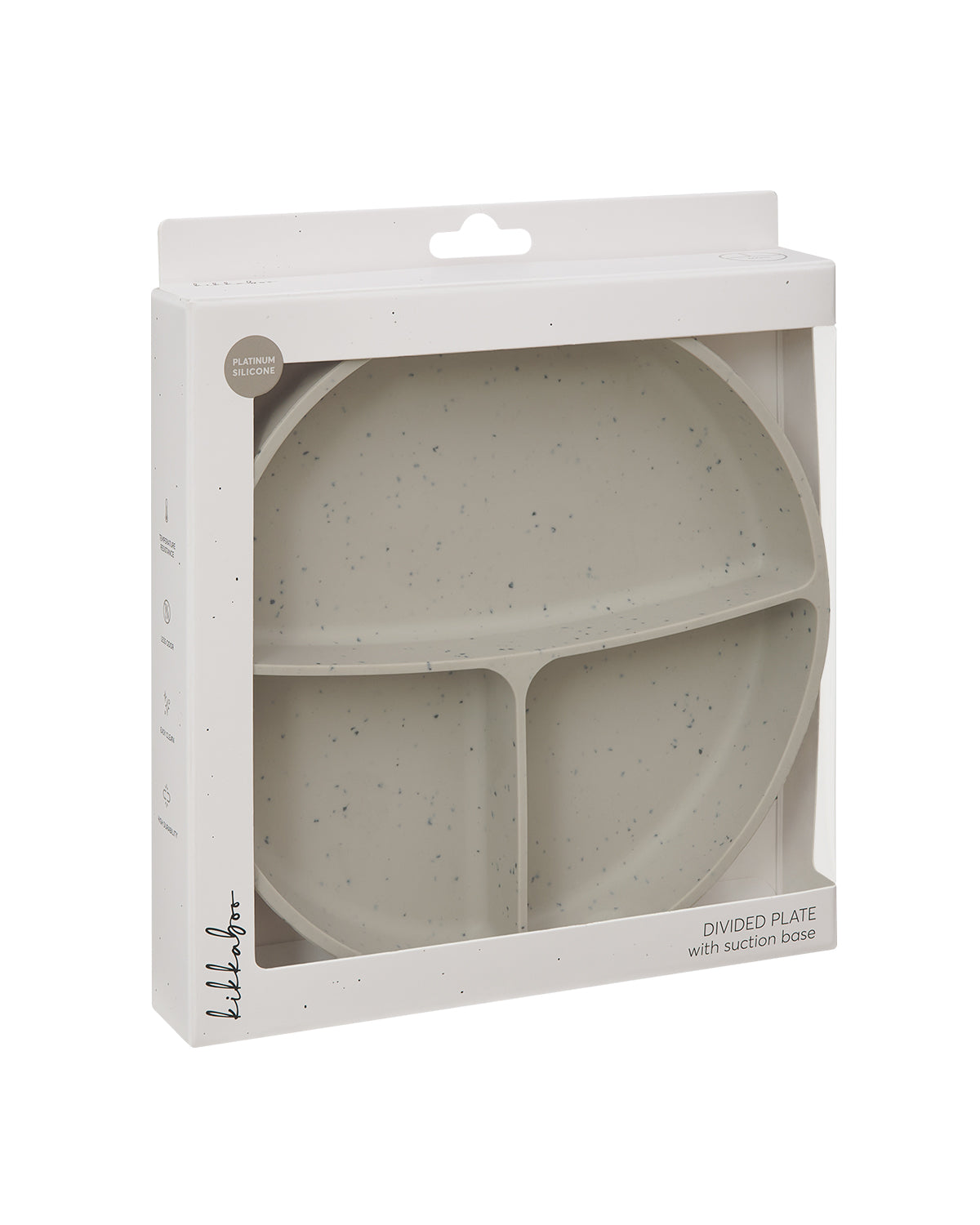 Чиния с отделения и вакуумно дъно Platinum Silicone Sand by Kikkaboo