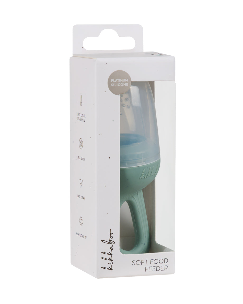 Биберон за мека храна Platinum Silicone Sage by Kikkaboo