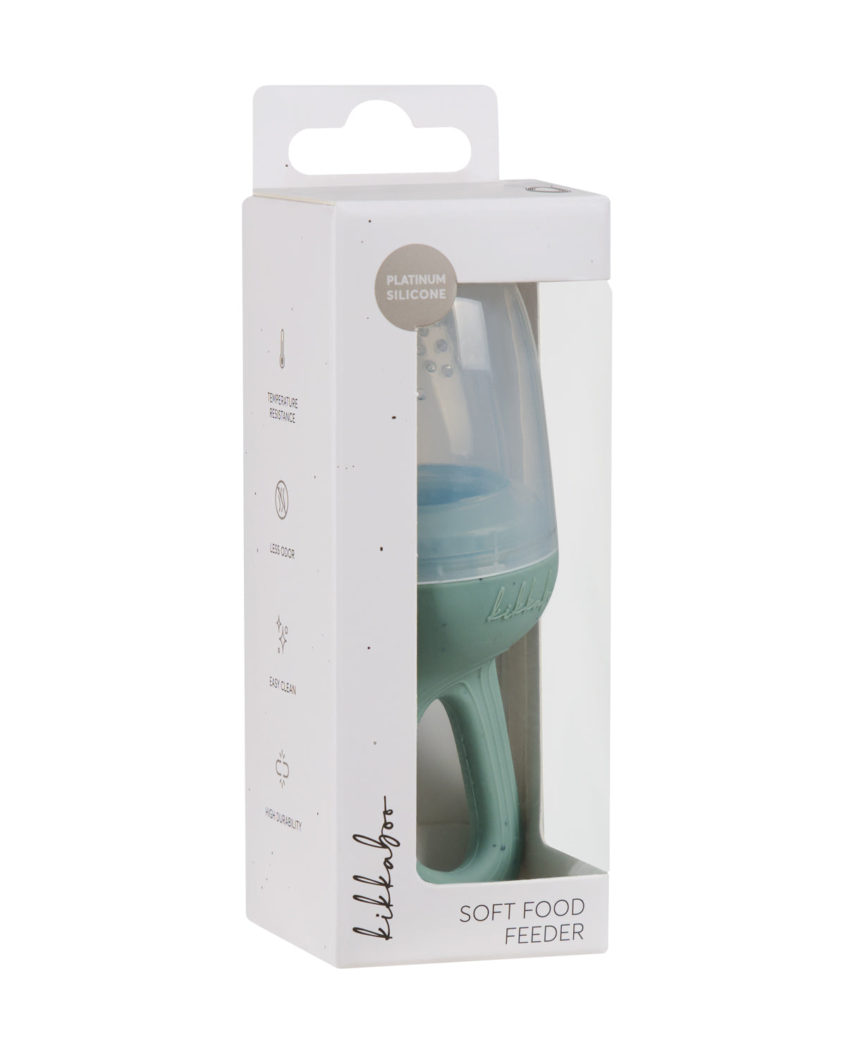 Биберон за мека храна Platinum Silicone Sage by Kikkaboo