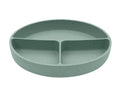 Чиния с отделения и вакуумно дъно Platinum Silicone Sage by Kikkaboo
