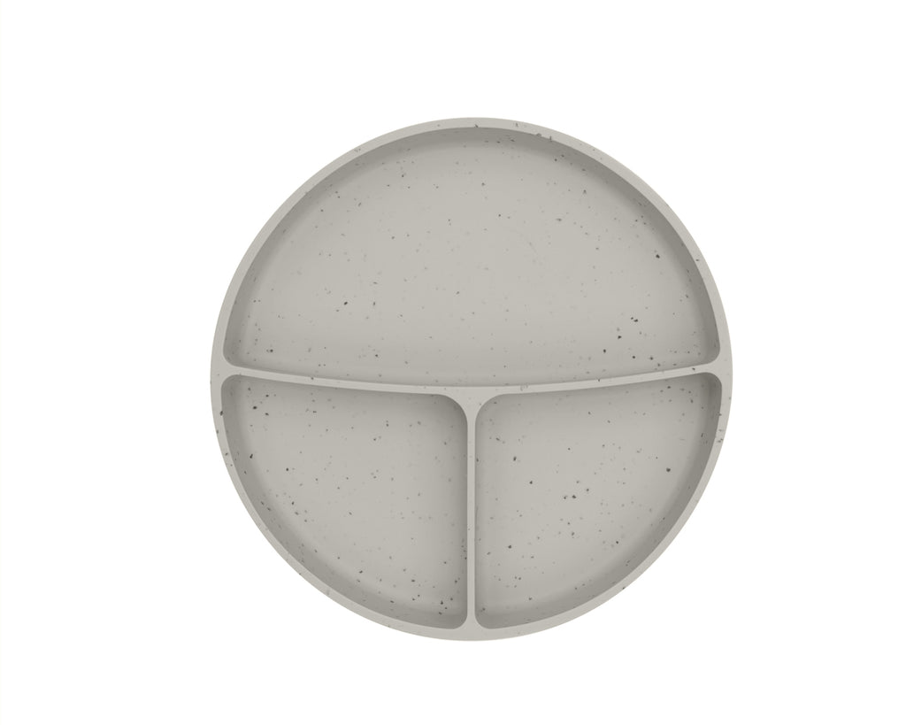 Чиния с отделения и вакуумно дъно Platinum Silicone Sand by Kikkaboo