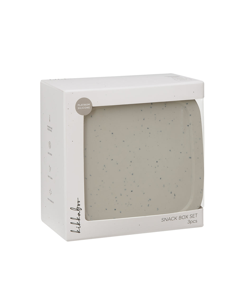 Сет кутии за храна 3 бр Platinum Silicone Sand by Kikkaboo