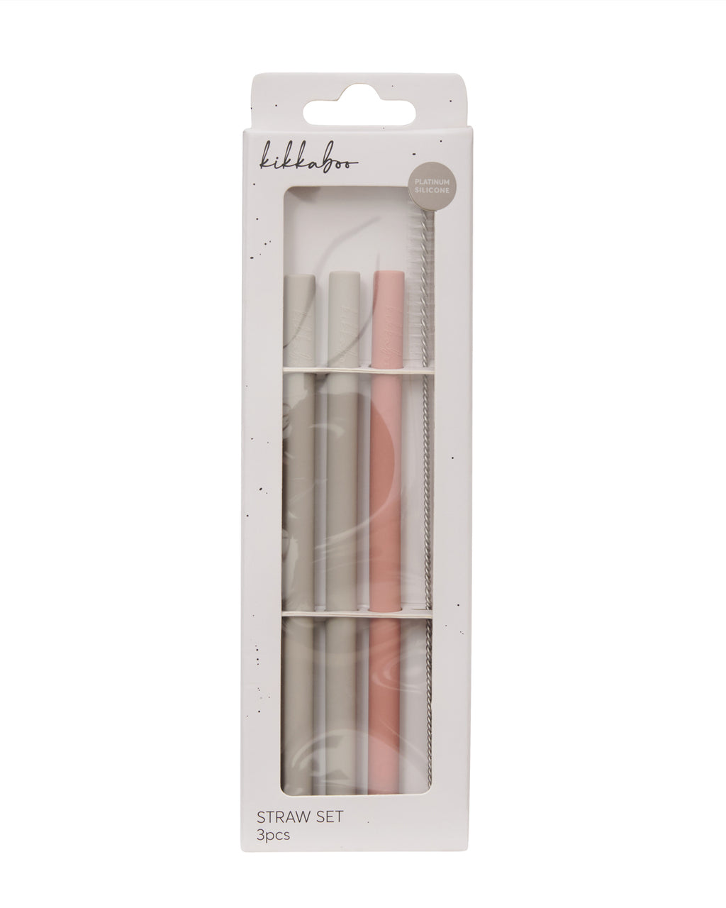 Сет сламки 3 бр Platinum Silicone Blush by Kikkaboo