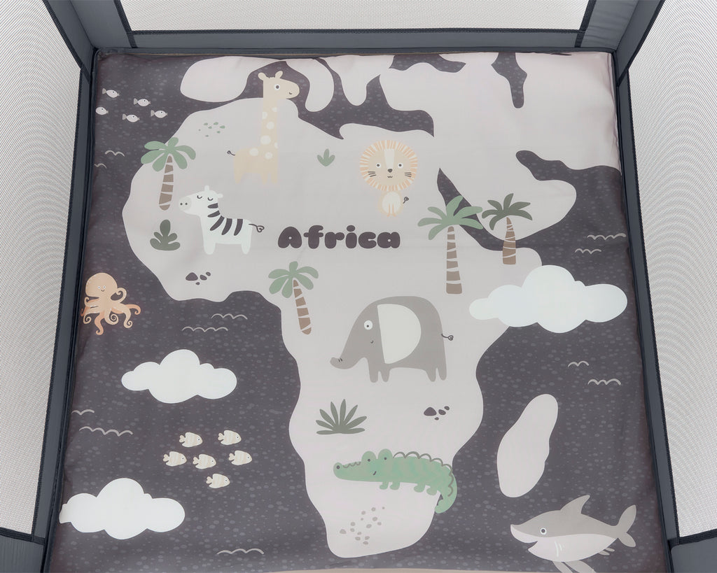 Кошара за игра Enjoy Africa Grey 2026 by Kikkaboo