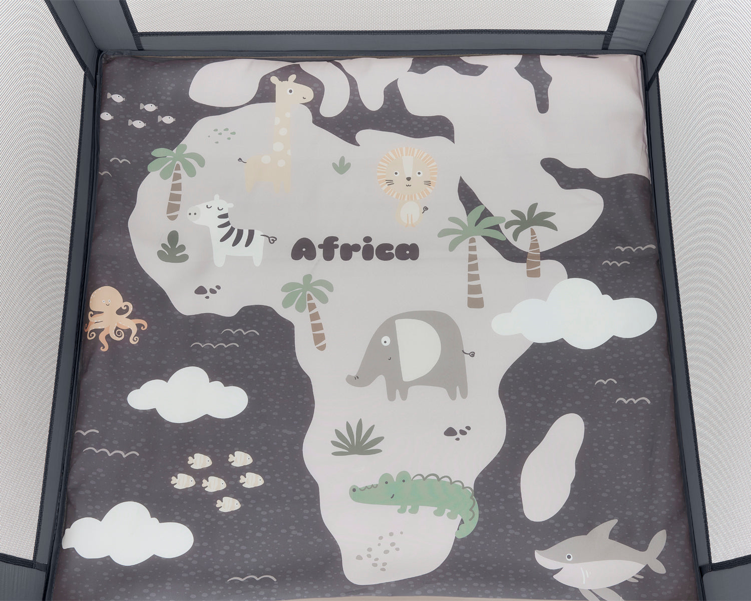 Кошара за игра Enjoy Africa Grey 2026 by Kikkaboo