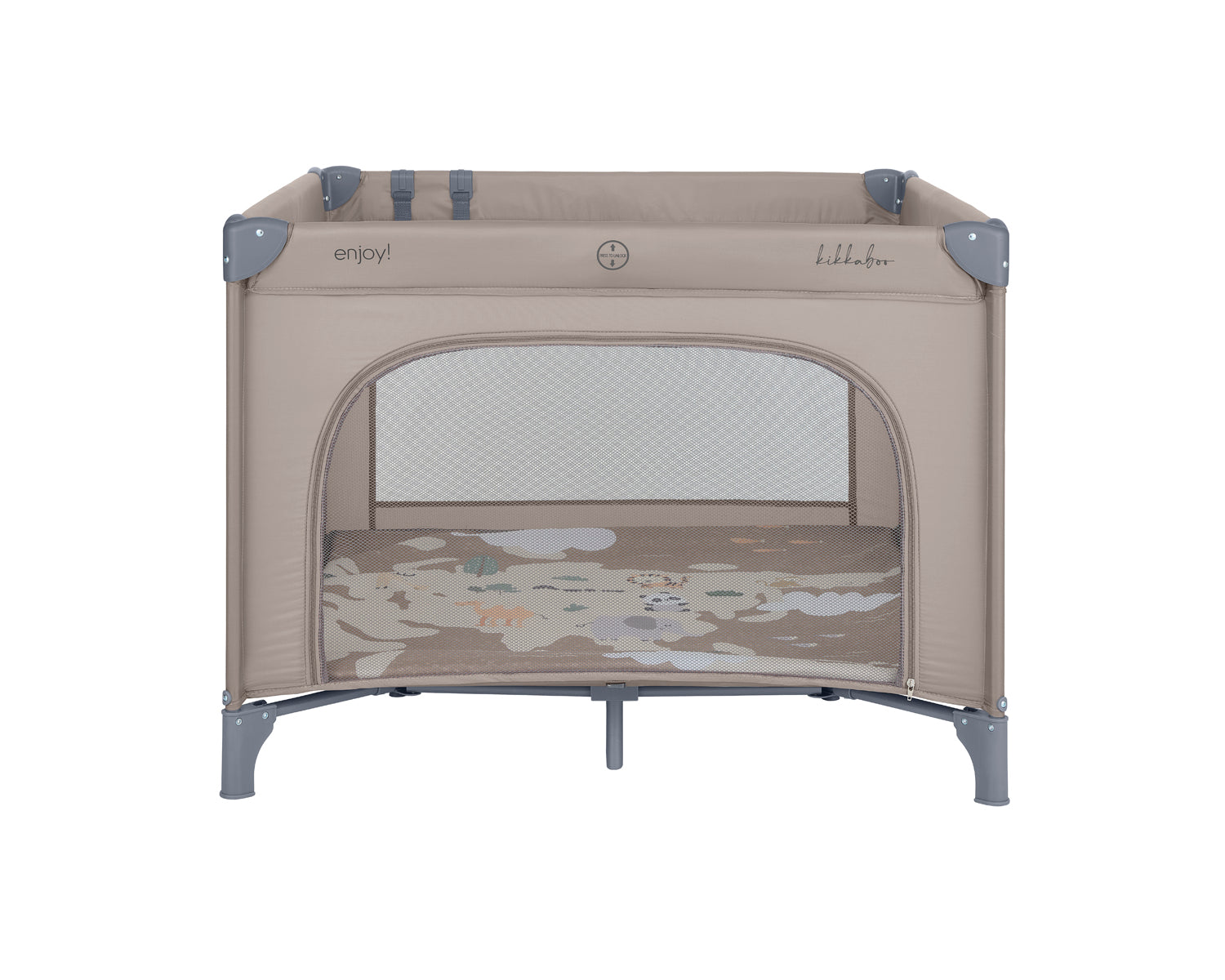 Кошара за игра Enjoy Asia Beige 2026 by Kikkaboo