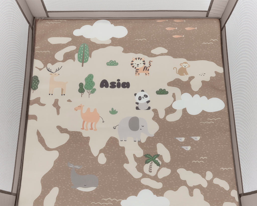 Кошара за игра Enjoy Asia Beige 2026 by Kikkaboo