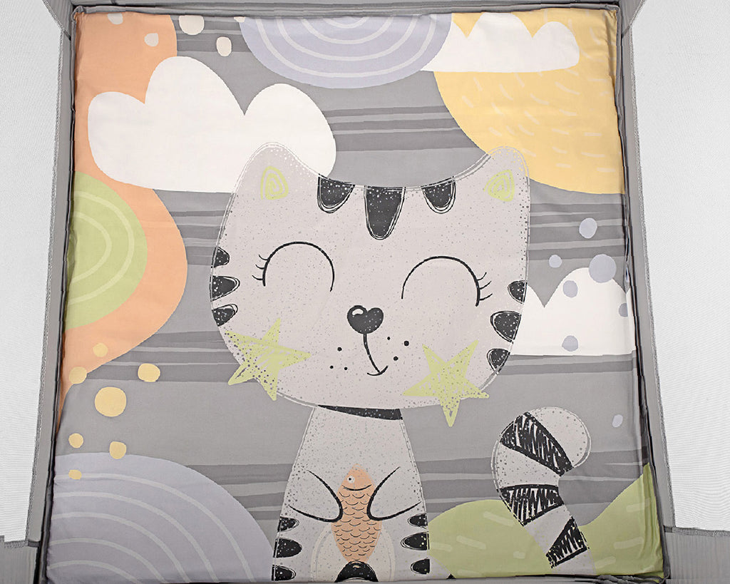 Кошара за игра Enjoy Grey Cat 2023 by Kikkaboo