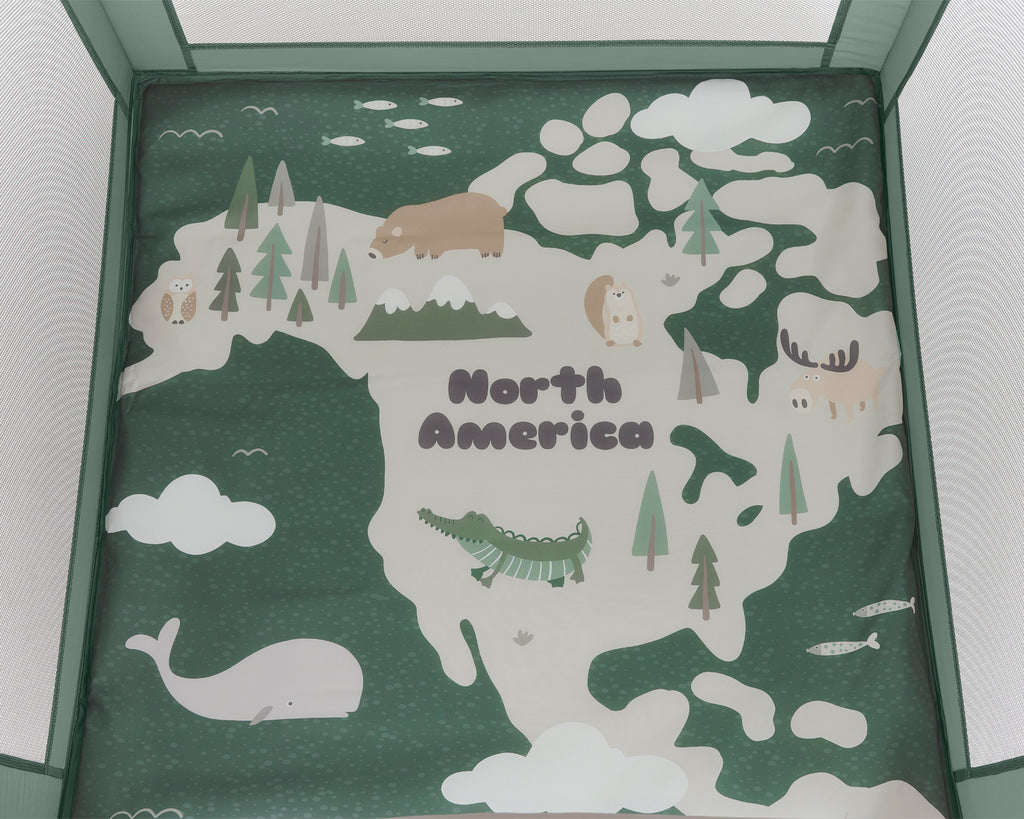 Кошара за игра Enjoy North America Green 2026 by Kikkaboo