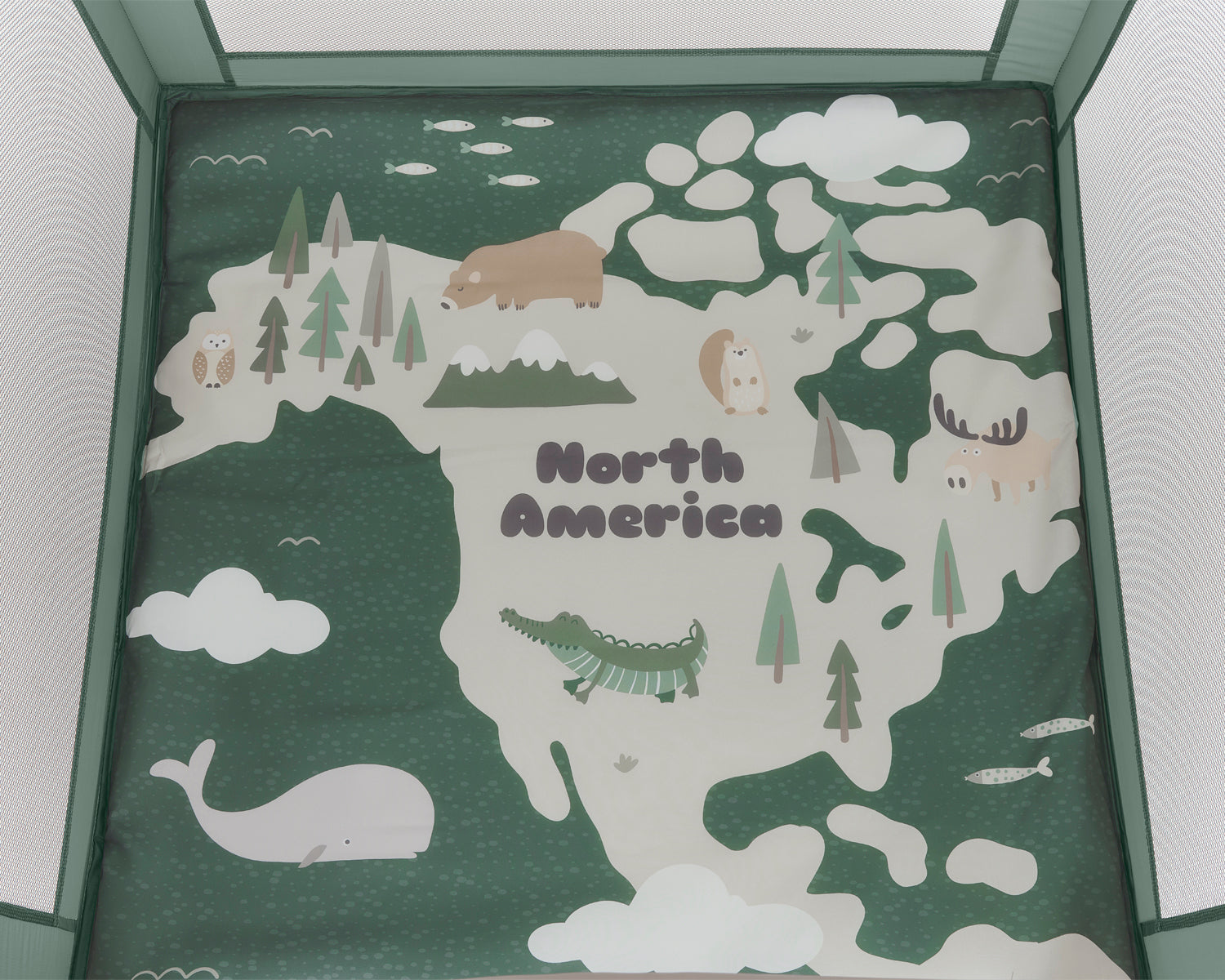 Кошара за игра Enjoy North America Green 2026 by Kikkaboo