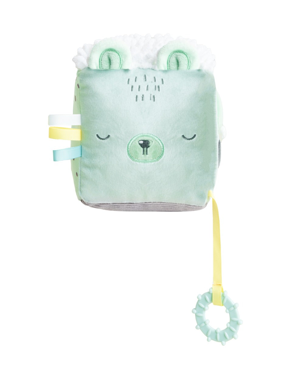 Плюшено кубче Bear with me Mint by Kikkaboo