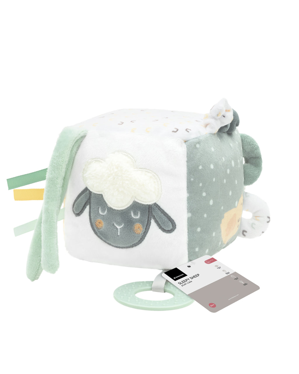 Плюшено кубче Sleepy Sheep by Kikkaboo