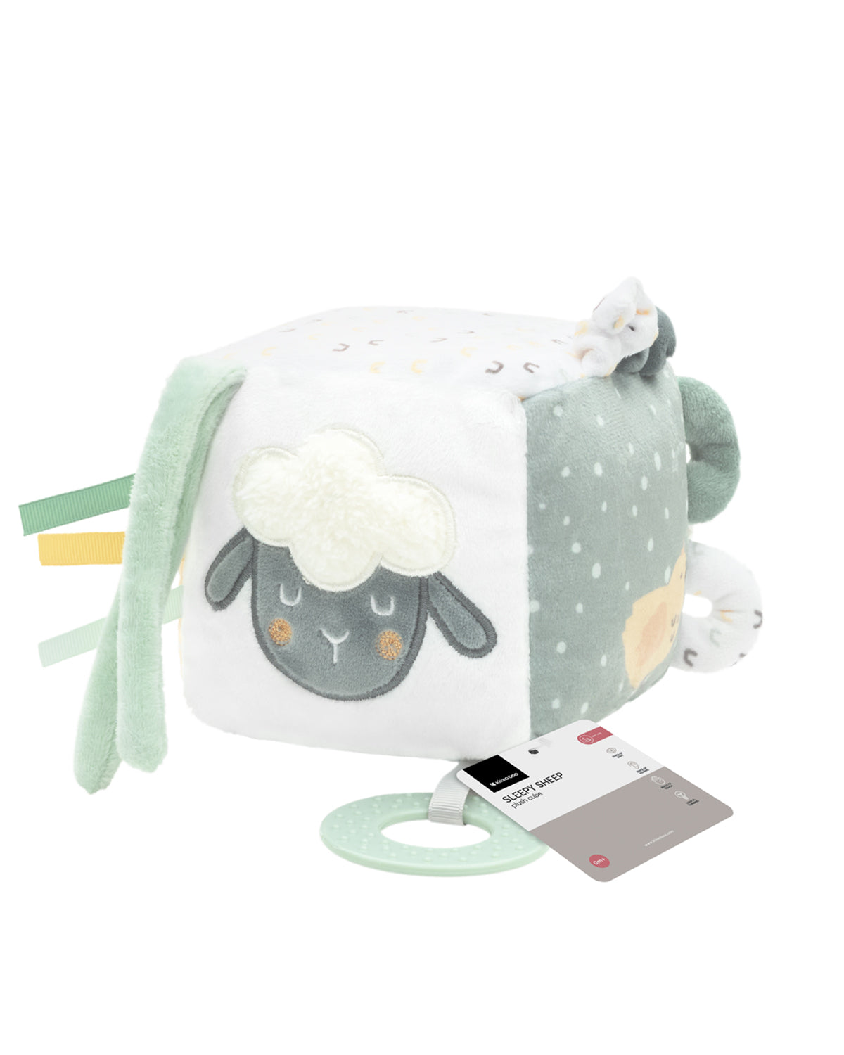 Плюшено кубче Sleepy Sheep by Kikkaboo
