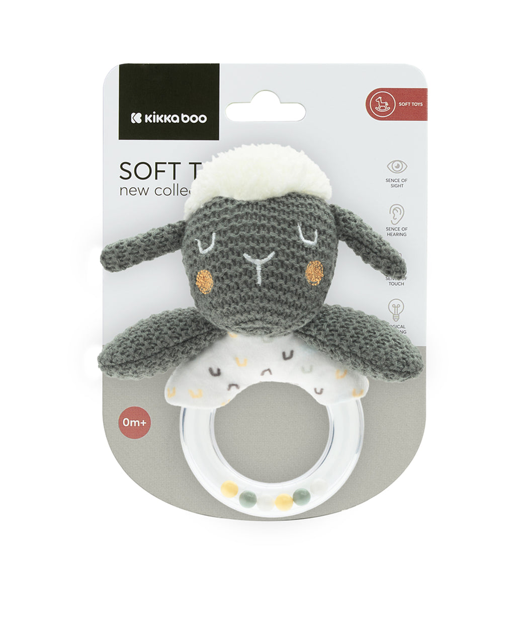 Играчка плюшена дрънкалка Sleepy Sheep by Kikkaboo