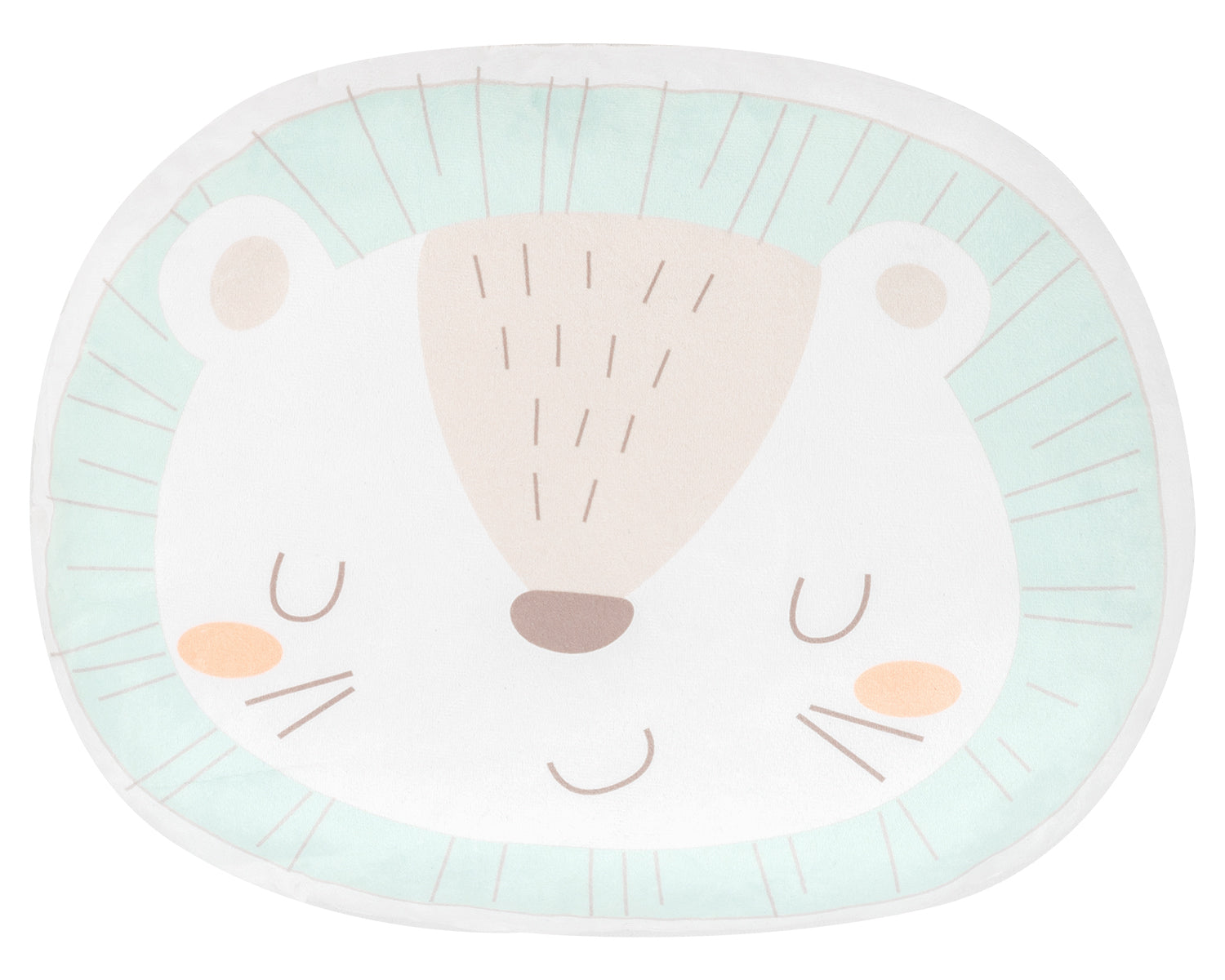 Плюшена възглавница-играчка Jungle King by Kikkaboo