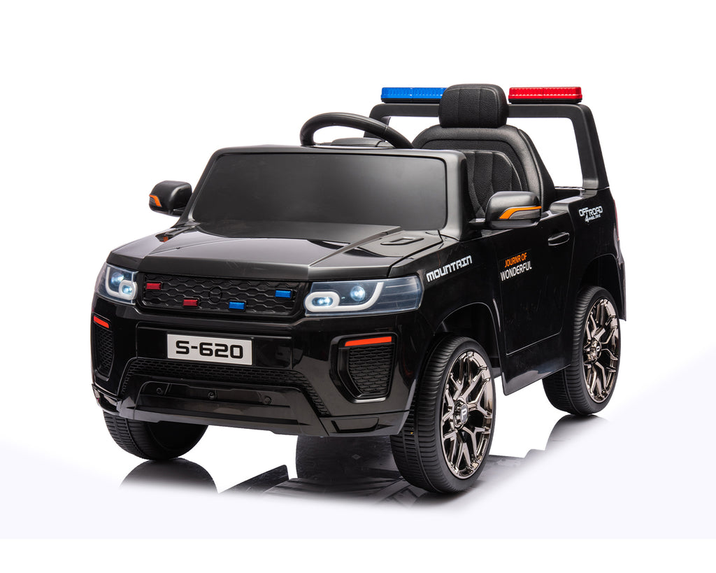 Акумулаторна кола Polizei Black + батерия 12V/4AH by Kikkaboo