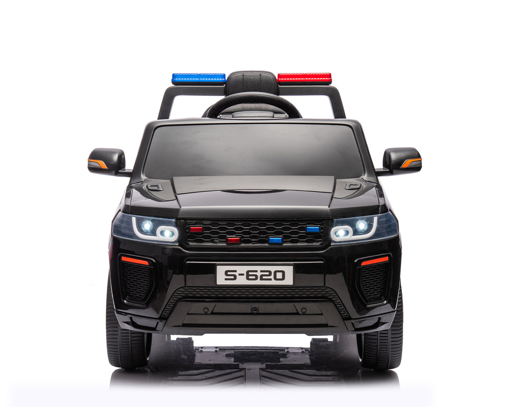 Акумулаторна кола Polizei Black + батерия 12V/4AH by Kikkaboo