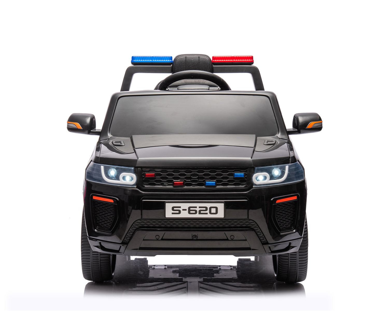 Акумулаторна кола Polizei Black + батерия 12V/4AH by Kikkaboo