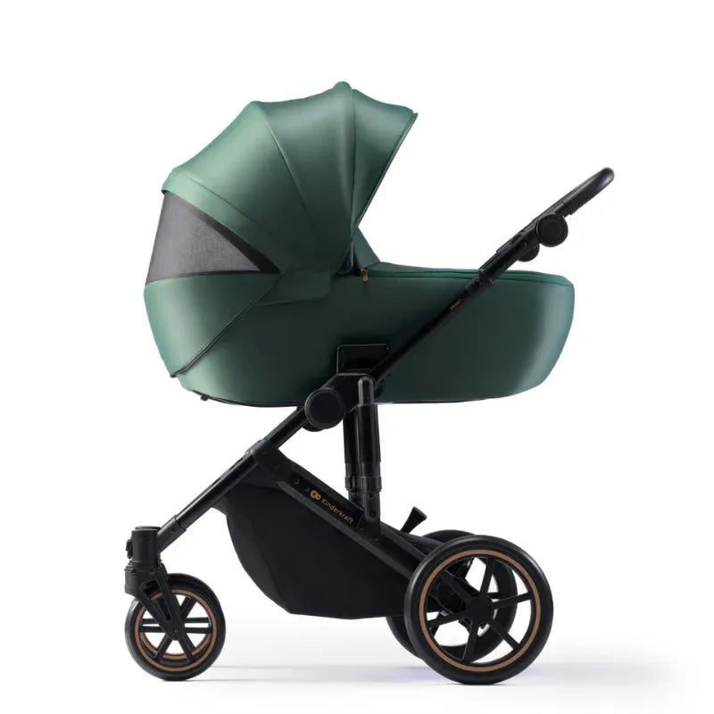 Kinderkraft Prime 2 бебешка количка 2в1 DARK GREEN by KinderKraft