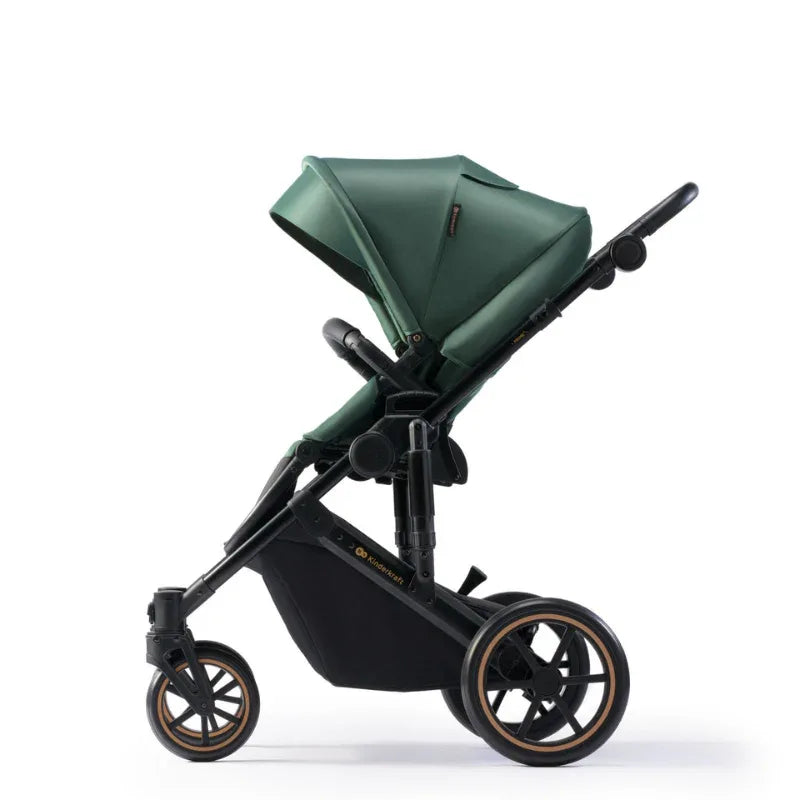 Kinderkraft Prime 2 бебешка количка 2в1 DARK GREEN by KinderKraft