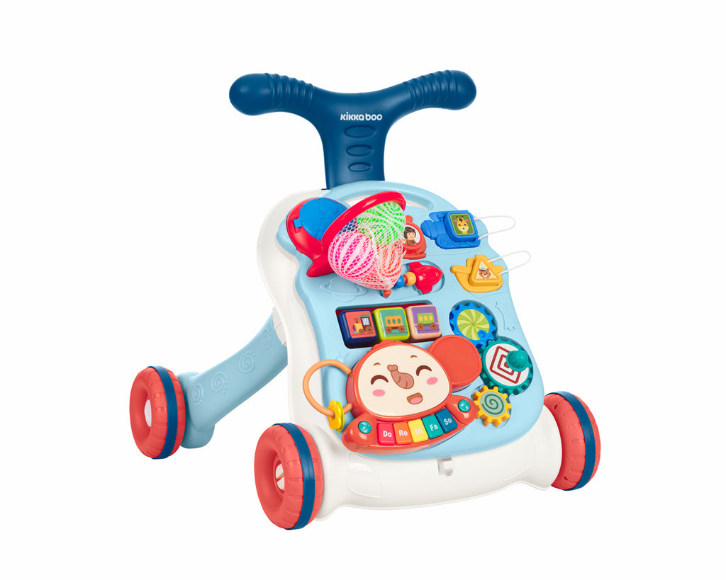 Играчка за прохождане 3в1 Play & Grow Blue by Kikkaboo