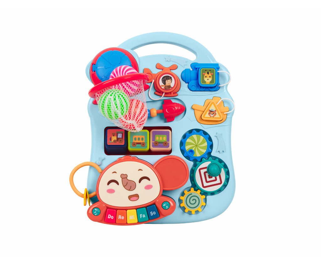 Играчка за прохождане 3в1 Play & Grow Blue by Kikkaboo