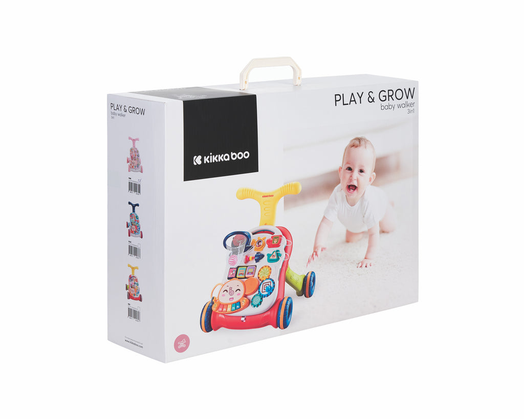Играчка за прохождане 3в1 Play & Grow Blue by Kikkaboo
