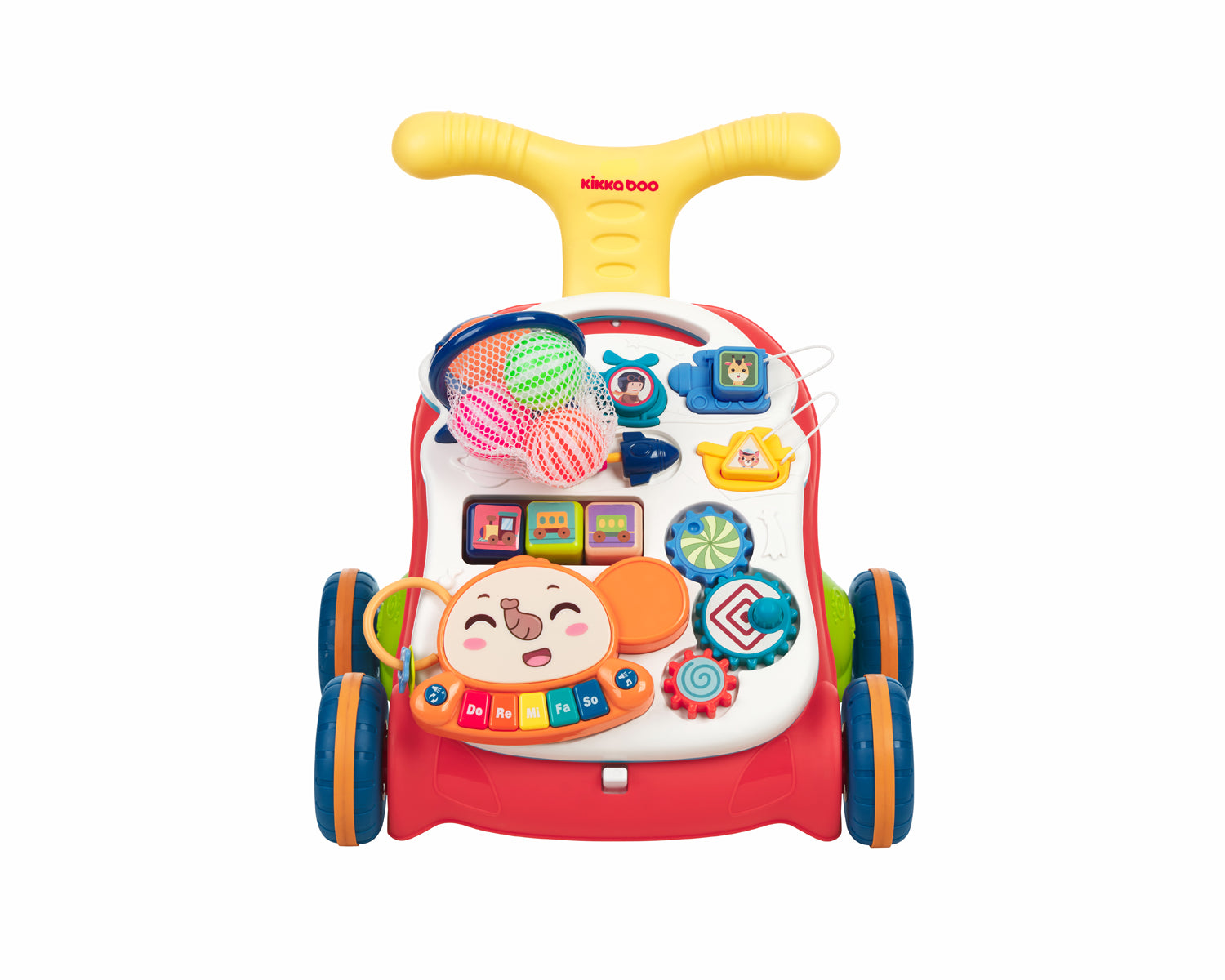 Играчка за прохождане 3в1 Play & Grow Red by Kikkaboo
