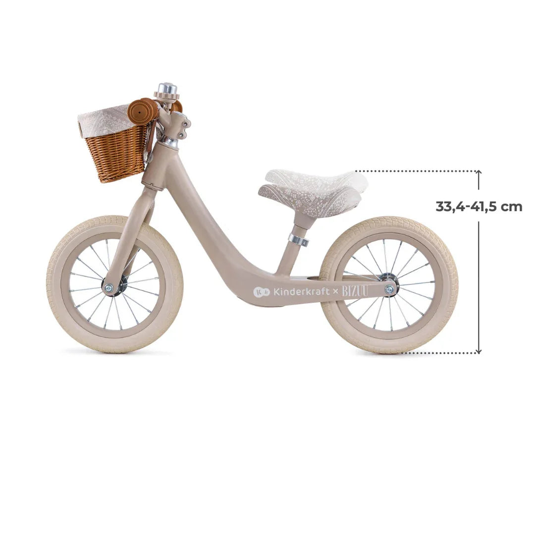 Kinderkraft RAPID 2 колело за баланс BIZUU BEIGE by KinderKraft