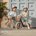 Kinderkraft RAPID 2 колело за баланс BIZUU BLACK by KinderKraft