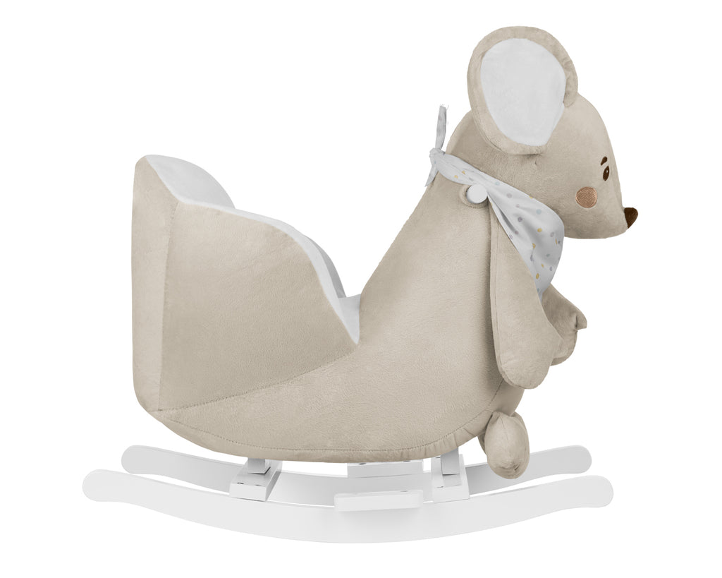 Люлееща играчка със седалка Mouse by Kikkaboo