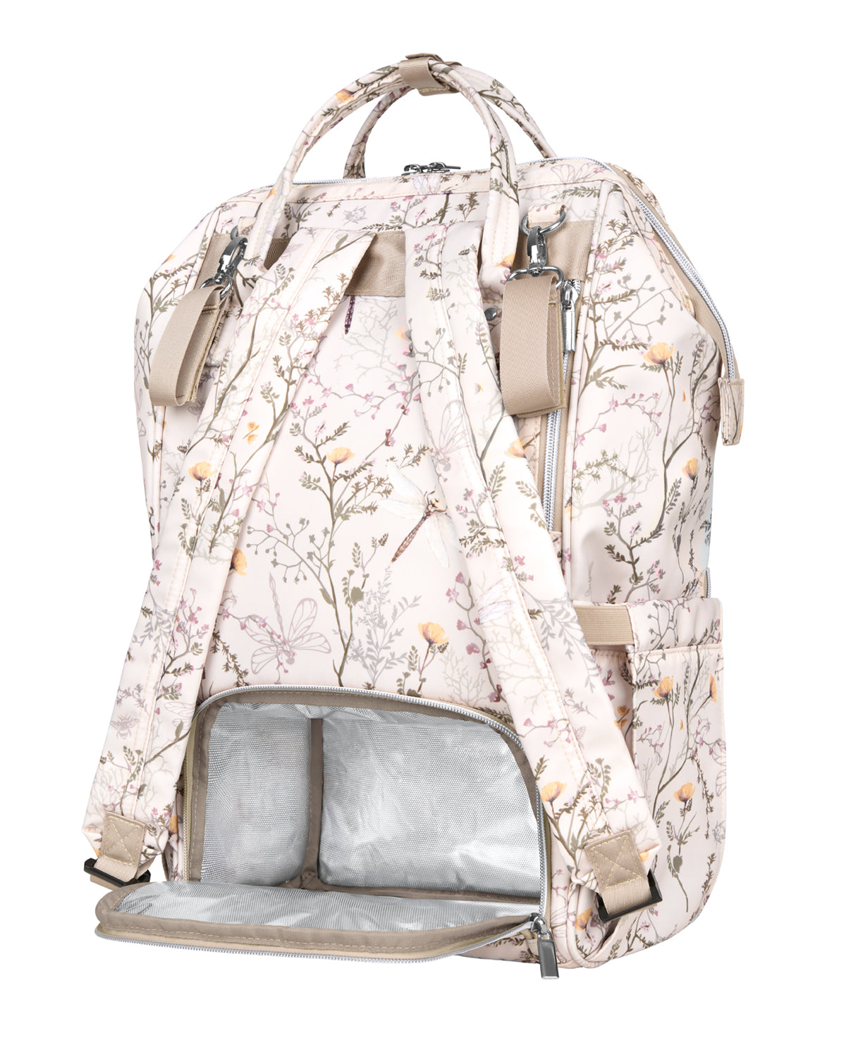 Чанта Siena Luxe Secret Garden Beige by Kikkaboo
