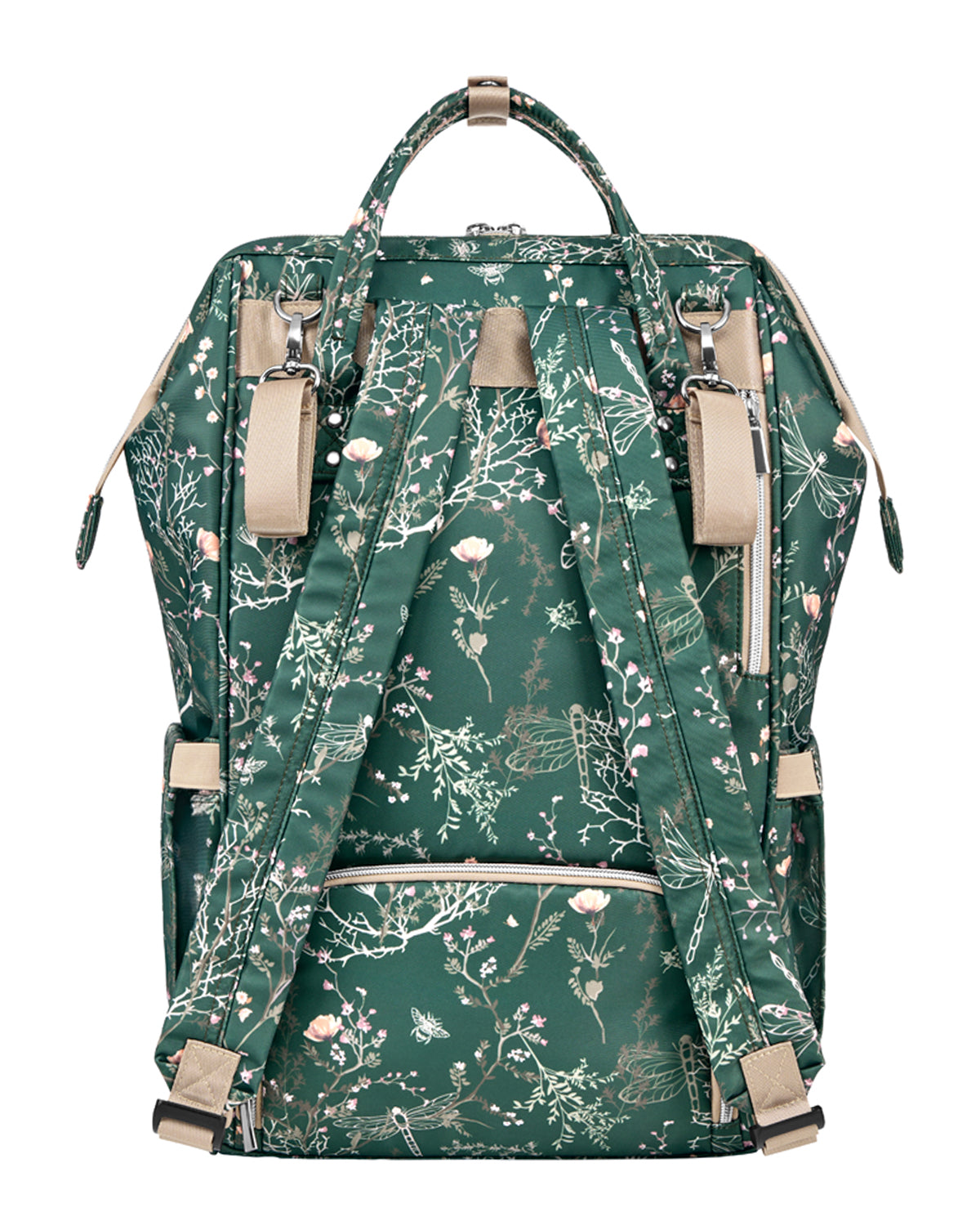 Чанта Siena Luxe Secret Garden Deep Green by Kikkaboo