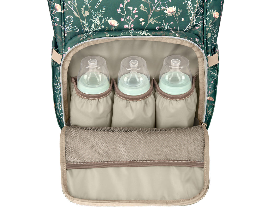 Чанта Siena Luxe Secret Garden Deep Green by Kikkaboo