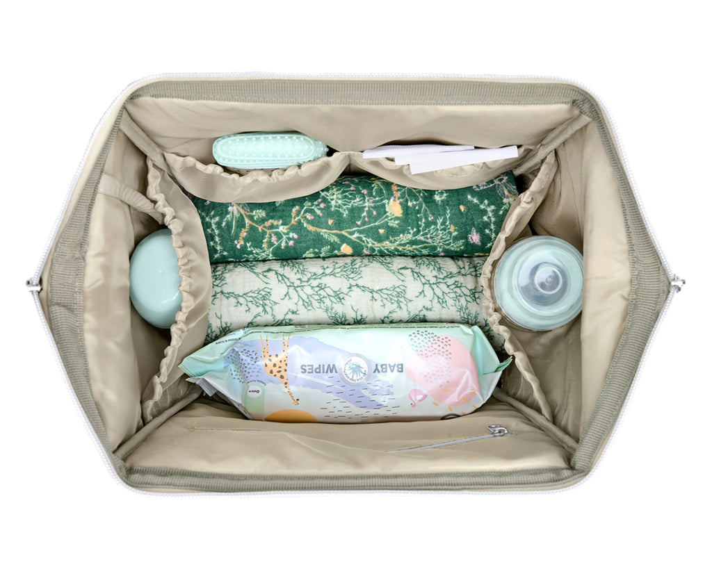 Чанта Siena Luxe Secret Garden Deep Green by Kikkaboo