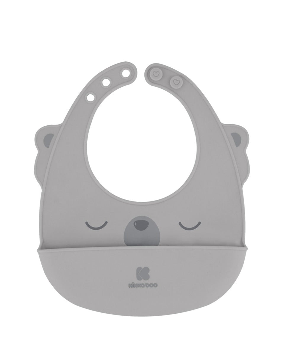Лигавник силиконов Grey by Kikkaboo