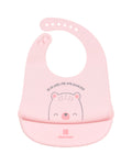 Лигавник силиконов Bear with me Pink by Kikkaboo