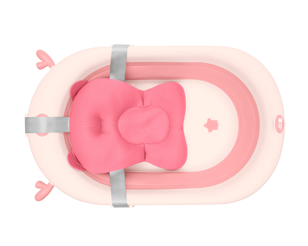 Мека подложка за вана Bear Pink by Kikkaboo
