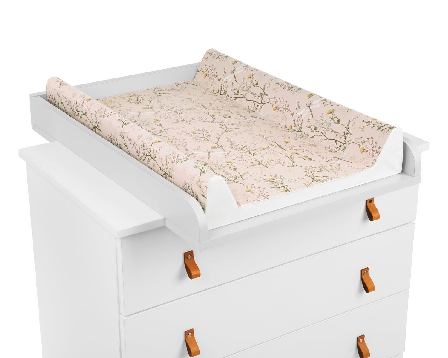 Мека PVC подложка за повиване 50х70см Secret Garden Beige by Kikkaboo