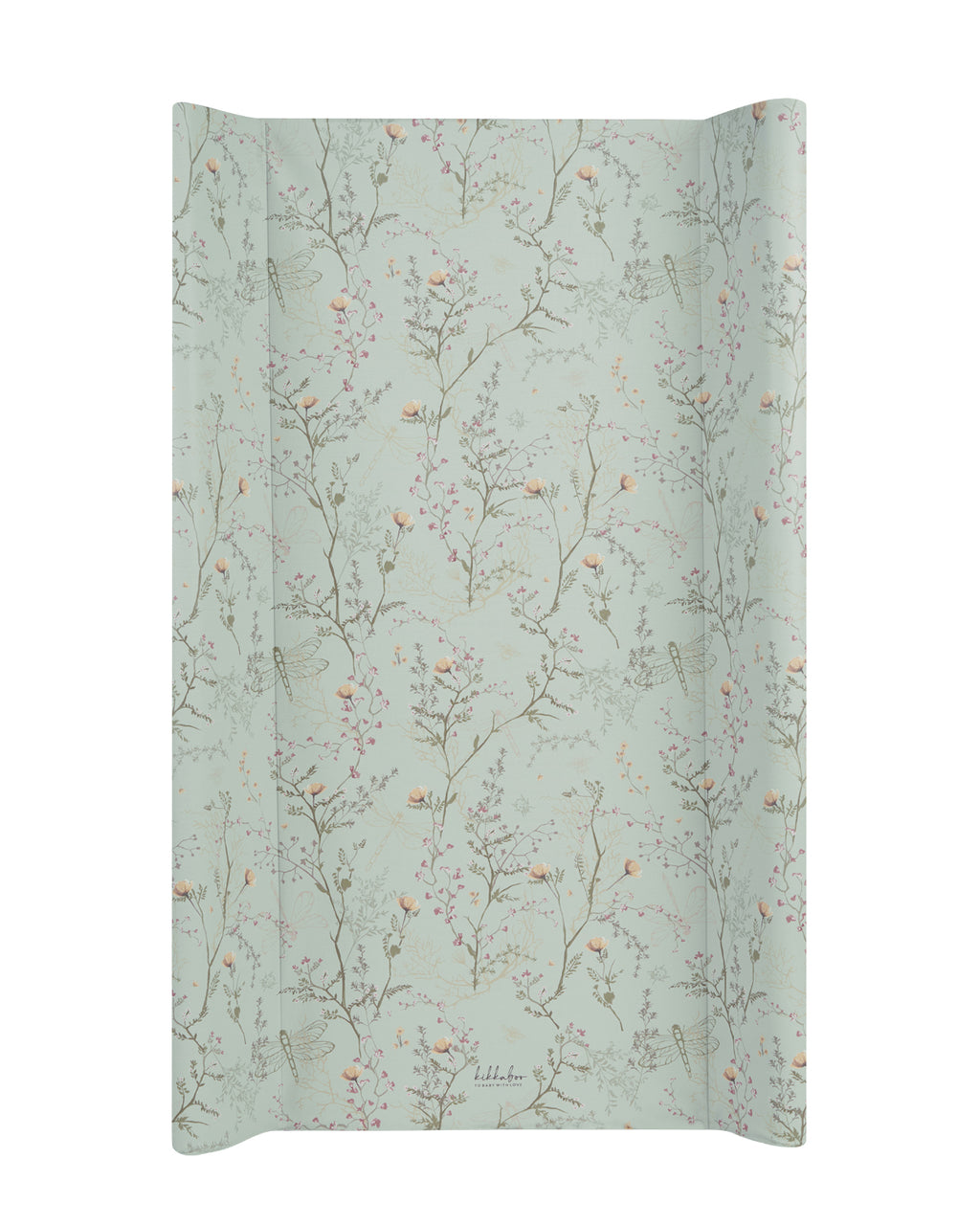 Мека PVC подложка за повиване 50х70см Secret Garden Green by Kikkaboo